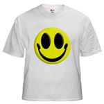 Smiley Face White T-Shirt