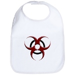 3D Biohazard Symbol Bib