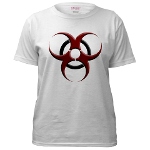 3D Biohazard Symbol Women's T-Shirt