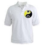 8 Ball 9 Ball Yin Yang Golf Shirt