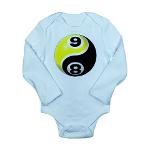 8 Ball 9 Ball Yin Yang Long Sleeve Infant Bodysuit