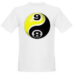 8 Ball 9 Ball Yin Yang Organic Men's T-Shirt