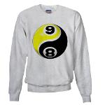 8 Ball 9 Ball Yin Yang Sweatshirt