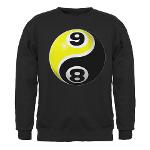 8 Ball 9 Ball Yin Yang Sweatshirt (dark)
