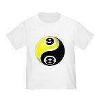 8 Ball 9 Ball Yin Yang Toddler T-Shirt