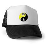 8 Ball 9 Ball Yin Yang Trucker Hat