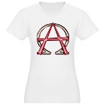 Alpha & Omega Anarchy Symbol Jr. Jersey T-Shirt