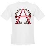 Alpha & Omega Anarchy Symbol Organic Men's T-Shirt