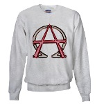 Alpha & Omega Anarchy Symbol Sweatshirt