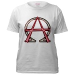 Alpha & Omega Anarchy Symbol Women's T-Shirt