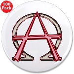 Alpha & Omega Anarchy Symbol 100 Large Buttons