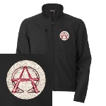 Alpha & Omega Anarchy Symbol Men's Jacket
