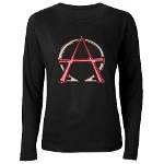 Alpha & Omega Anarchy Symbol Women's L.S. T