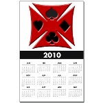 Ace Biker Iron Maltese Cross Calendar Print