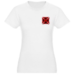 Ace Biker Iron Maltese Cross Jr. Jersey T-Shirt