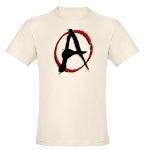 Anarchy Now Organic Men's Fitted T-Shirt