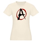 Anarchy Now Organic Women's Fitted T-Shirt