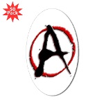 Anarchy Now Sticker (Oval 50 pk)