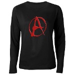 Anarchy Now Women's Long Sleeve Dark T-Shirt