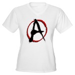 Anarchy Now Women's V-Neck T-Shirt
