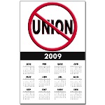 Anti-Union Calendar Print