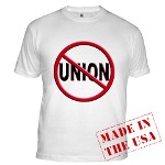 Anti-Union Fitted T-Shirt