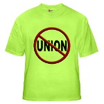 Anti-Union Green T-Shirt