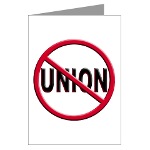 Anti-Union Greeting Cards (Pk of 10)