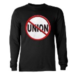 Anti-Union Long Sleeve Dark T-Shirt