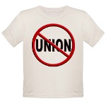 Anti-Union Organic Toddler T-Shirt