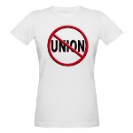 Anti-Union Organic Women's T-Shirt