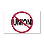 Anti-Union Sticker (Rectangular)