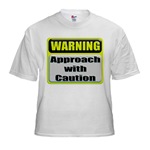Approach With Caution Kids T-Shirt
