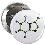 Caffeine Molecule Button