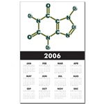 Caffeine Molecule Calendar Print