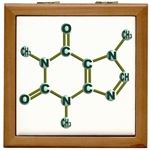 Caffeine Molecule Tile Box