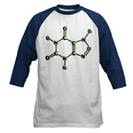 Caffeine Molecule Baseball Jersey
