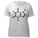 Caffeine Molecule Women's T-Shirt