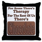 Chocolate Therapy Throw Pillow