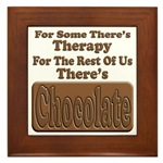 Chocolate Therapy Framed Tile