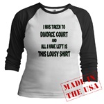 I Was Taken To Divorce Court And All I Have Left Is This Jr. Raglan