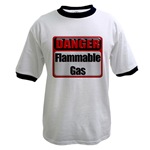 Danger: Flammable Gas Ringer T