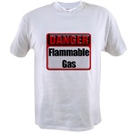 Danger: Flammable Gas Value T-shirt