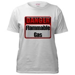 Danger: Flammable Gas Women's T-Shirt