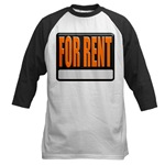 For Rent Sign Baseball Jersey