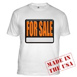 For Sale Sign Fitted T-Shirt