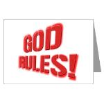 God Rules! Greeting Card