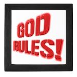 God Rules! Keepsake Box