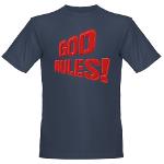 God Rules! Organic Men's T-Shirt (dark)