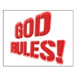 God Rules! Small Poster
